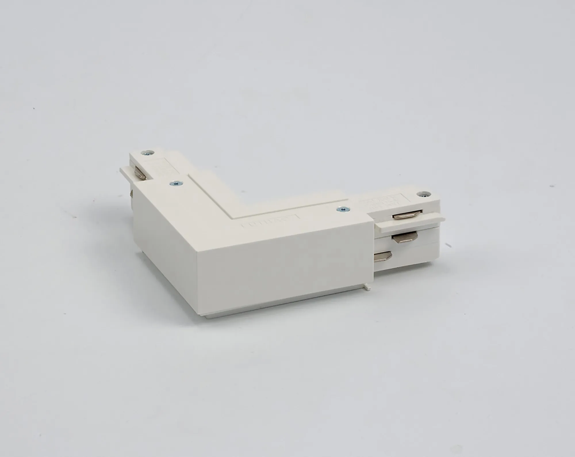 Surface L Coupler With Feeding Option 3 Circuit Surface Mounted Track 555 1 1209 1  Eutrac 3 Circuit Surface-White